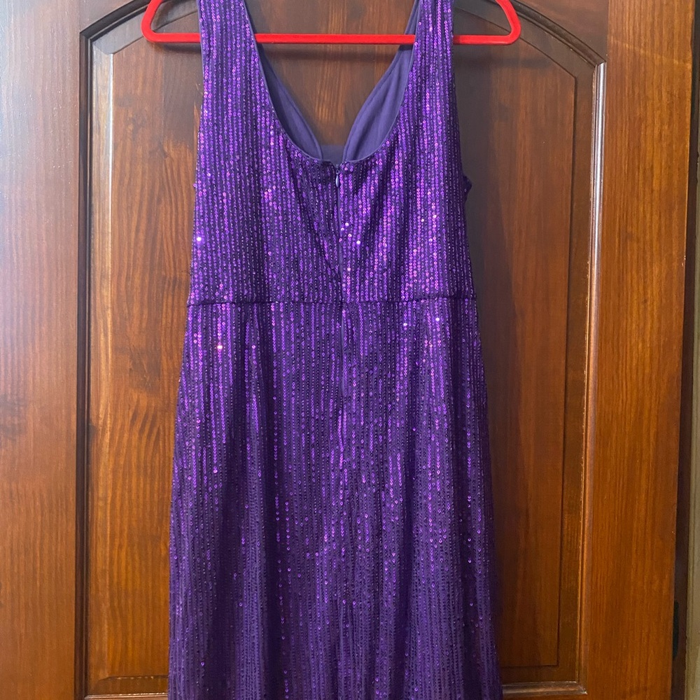 Purple  dress